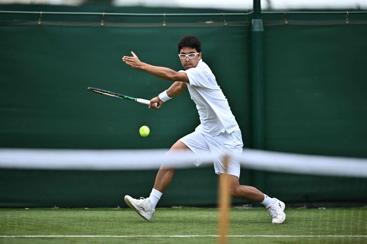 La última aparición de Chung fue durante el clasificatorio de Wimbledon 2023. Foto Ben Stansall / AFP