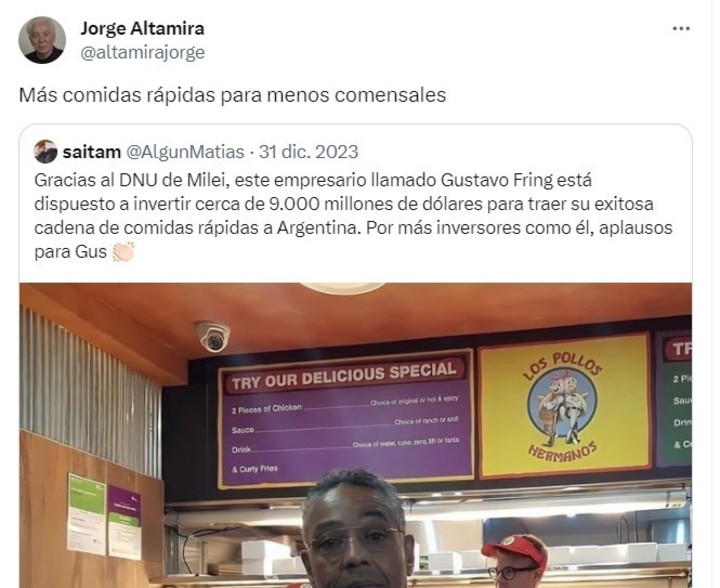 Jorge Altamira es víctima de noticias falsas.